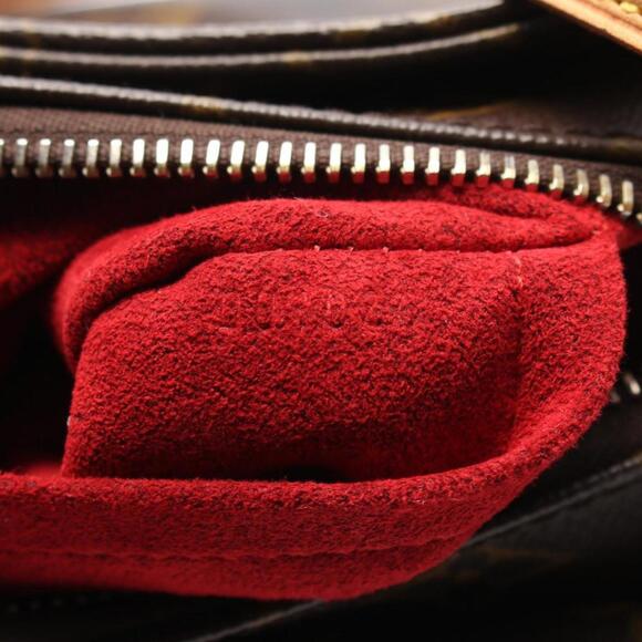 LOUIS VUITTON Brown Monogram Leather Shoulder Bag - Picture 6 of 11